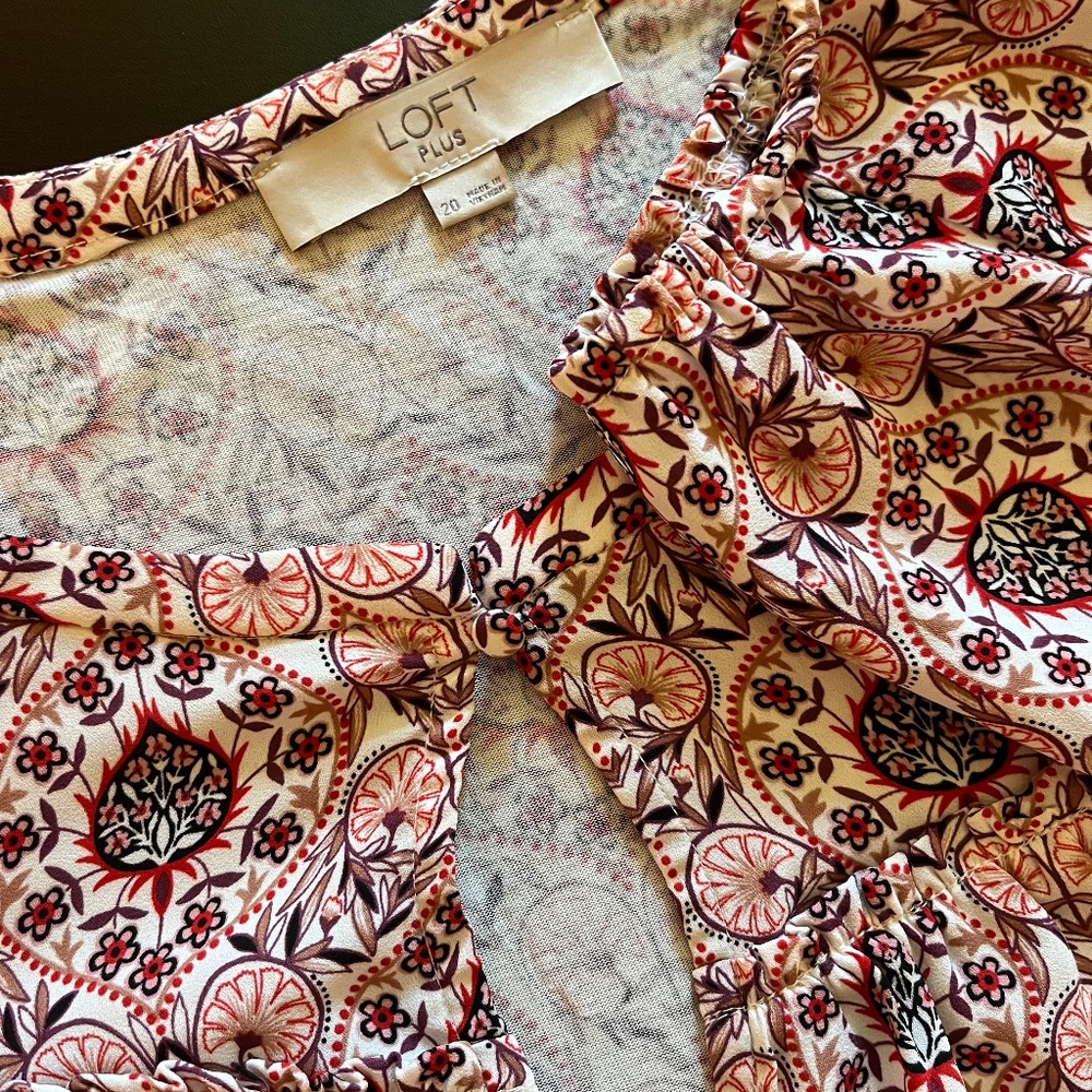 LOFT long sleeve blouse